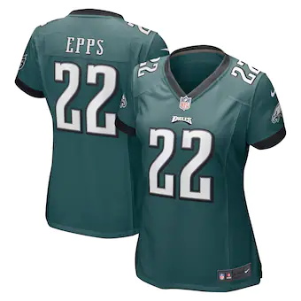 womens nike marcus epps midnight green philadelphia eagles 